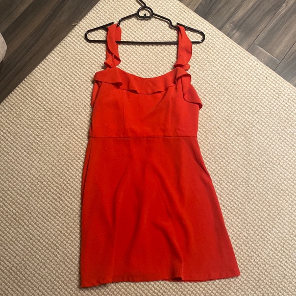 Red Mini Dress - Picture 2 of 5